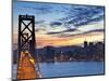 The Bay Bridge from Treasure Island in San Francisco, California, USA-Chuck Haney-Mounted Photographic Print