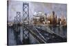 The Bay Bridge-Marti Bofarull-Stretched Canvas