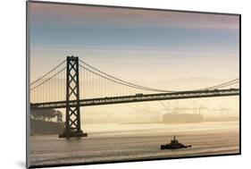 The Bay Bridge.-Jon Hicks-Mounted Photographic Print