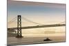 The Bay Bridge.-Jon Hicks-Mounted Photographic Print