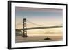 The Bay Bridge.-Jon Hicks-Framed Photographic Print