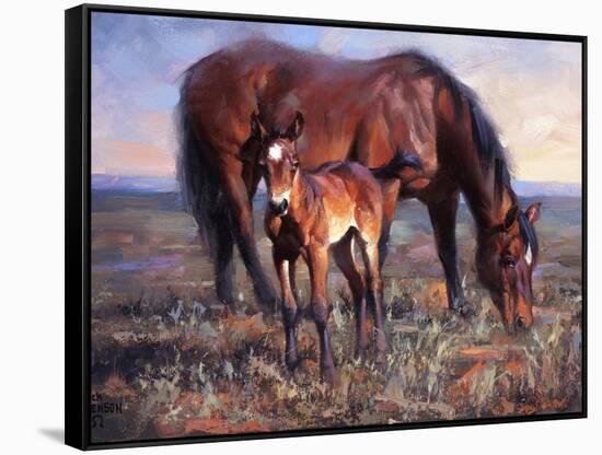 The Bay Filly-Jack Sorenson-Framed Stretched Canvas