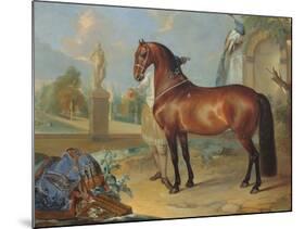 The Bay Horse' Sincero'-Johann Georg Hamilton-Mounted Giclee Print