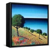 The Bay II-Paul Powis-Framed Stretched Canvas