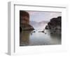 The Bay in Dubrovnik at Dusk, Dalmatian Coast, Croatia-Joern Simensen-Framed Photographic Print