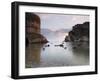 The Bay in Dubrovnik at Dusk, Dalmatian Coast, Croatia-Joern Simensen-Framed Photographic Print