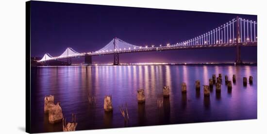 The Bay Lights-Greg Linhares-Stretched Canvas