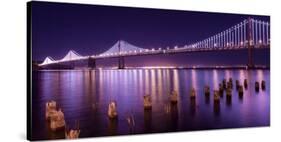 The Bay Lights-Greg Linhares-Stretched Canvas