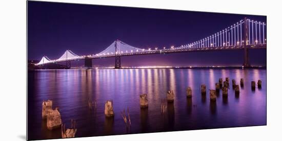 The Bay Lights-Greg Linhares-Mounted Photographic Print