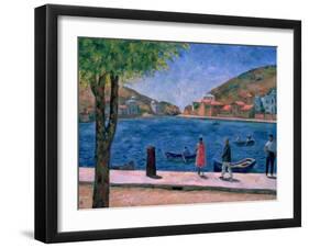 The Bay of Balaklava, 1927-Aleksandr Davidovic Drevin-Framed Giclee Print