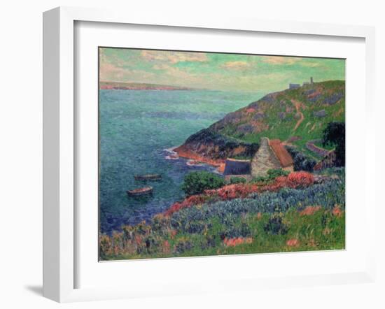 The Bay of Biscay, Brittany-Henry Moret-Framed Giclee Print