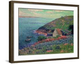 The Bay of Biscay, Brittany-Henry Moret-Framed Giclee Print