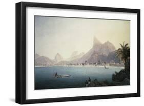 The Bay of Bota-Fogo, Rio De Janeiro-Thomas Ender-Framed Giclee Print