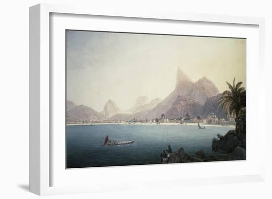 The Bay of Bota-Fogo, Rio De Janeiro-Thomas Ender-Framed Giclee Print