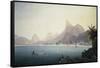 The Bay of Bota-Fogo, Rio De Janeiro-Thomas Ender-Framed Stretched Canvas