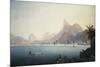 The Bay of Bota-Fogo, Rio De Janeiro-Thomas Ender-Mounted Giclee Print