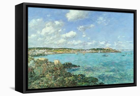 The Bay of Douarnenez, 1897-Eugène Boudin-Framed Stretched Canvas