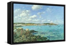 The Bay of Douarnenez, 1897-Eugène Boudin-Framed Stretched Canvas