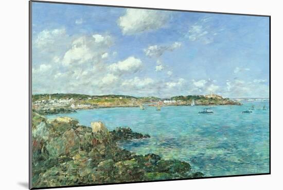The Bay of Douarnenez, 1897-Eugène Boudin-Mounted Giclee Print