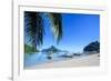 The Bay of El Nido with Outrigger Boats, Bacuit Archipelago, Palawan, Philippines-Michael Runkel-Framed Photographic Print