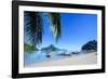 The Bay of El Nido with Outrigger Boats, Bacuit Archipelago, Palawan, Philippines-Michael Runkel-Framed Photographic Print