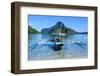 The Bay of El Nido with Outrigger Boats, Bacuit Archipelago, Palawan, Philippines-Michael Runkel-Framed Photographic Print