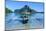 The Bay of El Nido with Outrigger Boats, Bacuit Archipelago, Palawan, Philippines-Michael Runkel-Mounted Photographic Print