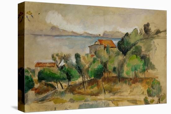 The Bay of L'Estaque, 1878-1882-Paul Cézanne-Stretched Canvas