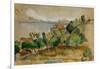 The Bay of L'Estaque, 1878-1882-Paul Cézanne-Framed Giclee Print