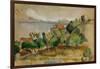 The Bay of L'Estaque, 1878-1882-Paul Cézanne-Framed Giclee Print