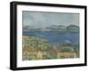 The Bay of Marseille, Seen from L'Estaque, C.1885-Paul Cezanne-Framed Giclee Print