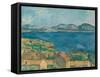 The Bay of Marseilles, Seen From L'Estaque-Paul C?zanne-Framed Stretched Canvas