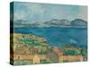 The Bay of Marseilles, Seen From L'Estaque-Paul C?zanne-Stretched Canvas