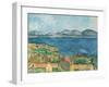 The Bay of Marseilles, Seen from L'Estaque-Paul Cézanne-Framed Giclee Print