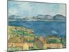 The Bay of Marseilles, Seen from L'Estaque-Paul Cézanne-Mounted Giclee Print