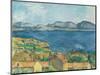 The Bay of Marseilles, Seen from L'Estaque-Paul Cézanne-Mounted Giclee Print