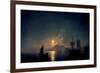 The Bay of Naples by Moonlight, 1842-Ivan Konstantinovich Aivazovsky-Framed Art Print