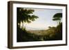 The Bay of Naples, C.1778 (Oil on Canvas)-Thomas Jones-Framed Giclee Print