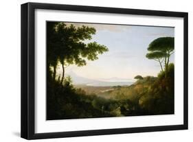 The Bay of Naples, C.1778 (Oil on Canvas)-Thomas Jones-Framed Giclee Print