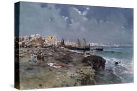 The Bay of Naples-Carlo Brancaccio-Stretched Canvas