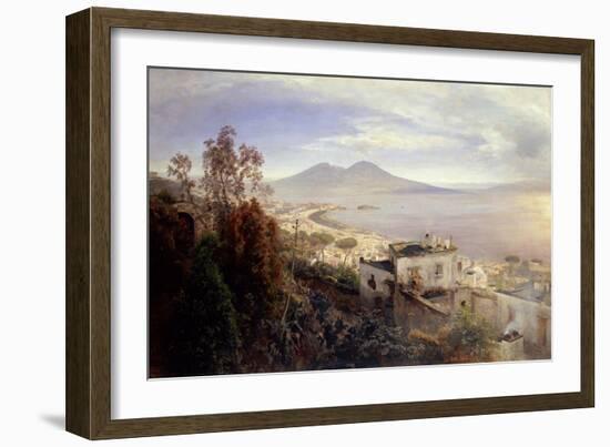 The Bay of Naples-Oswald Achenbach-Framed Giclee Print