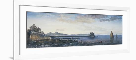 The Bay of Naples-Jean-Pierre Houel-Framed Premium Giclee Print