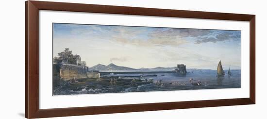 The Bay of Naples-Jean-Pierre Houel-Framed Premium Giclee Print