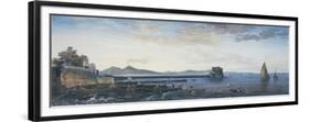 The Bay of Naples-Jean-Pierre Houel-Framed Premium Giclee Print