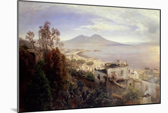 The Bay of Naples-Oswald Achenbach-Mounted Giclee Print
