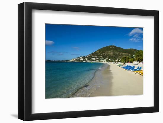 The bay of Philipsburg, Sint Maarten, West Indies, Caribbean, Central America-Michael Runkel-Framed Photographic Print