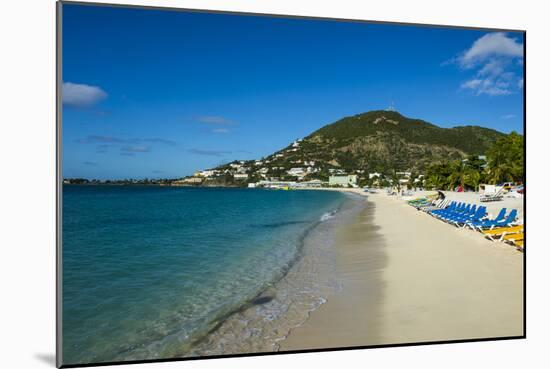 The bay of Philipsburg, Sint Maarten, West Indies, Caribbean, Central America-Michael Runkel-Mounted Photographic Print