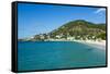 The bay of Philipsburg, Sint Maarten, West Indies, Caribbean, Central America-Michael Runkel-Framed Stretched Canvas