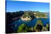 The Bay of Portofino Seen from Castello Brown, Genova (Genoa), Liguria, Italy, Europe-Carlo Morucchio-Stretched Canvas