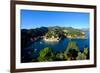 The Bay of Portofino Seen from Castello Brown, Genova (Genoa), Liguria, Italy, Europe-Carlo Morucchio-Framed Photographic Print